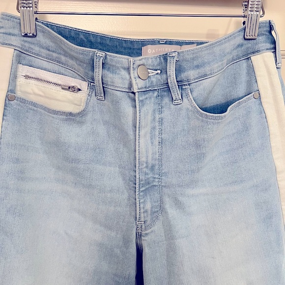 Athleta Sculptek straight leg racing stripe pant - Picture 5 of 8